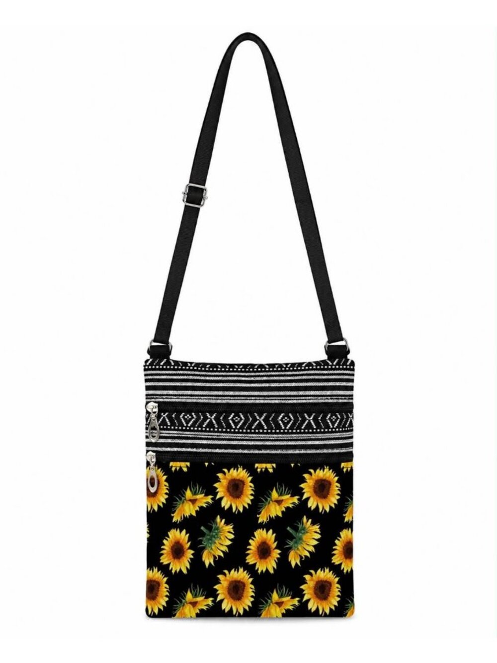 Sunflower Crossbody Phone Bag Bright Floral Travel Purse